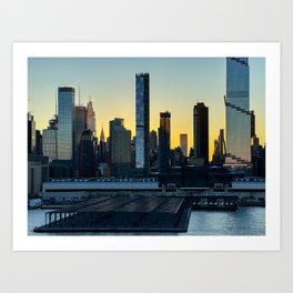 Midtown Manhattan Sunrise (2) Art Print