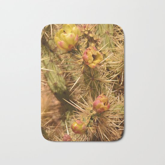 Cacti in Bloom Bath Mat