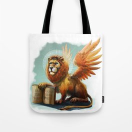 Winged Lion the symbol of Venice Tote Bag