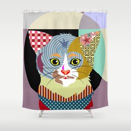 Spectrum Cat Shower Curtain