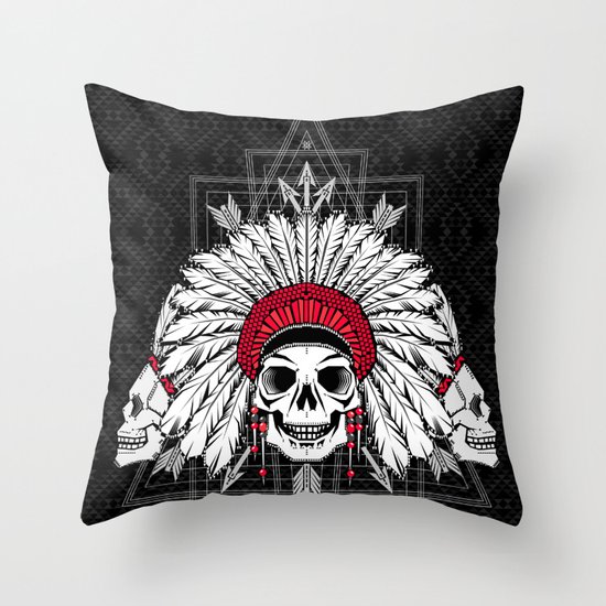 Southern Death Cult Throw Pillow
