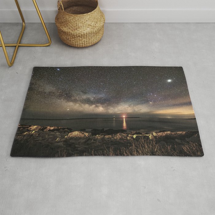 Milky way and the Twin lights Rug