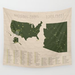 US National Parks - Arizona Wall Tapestry