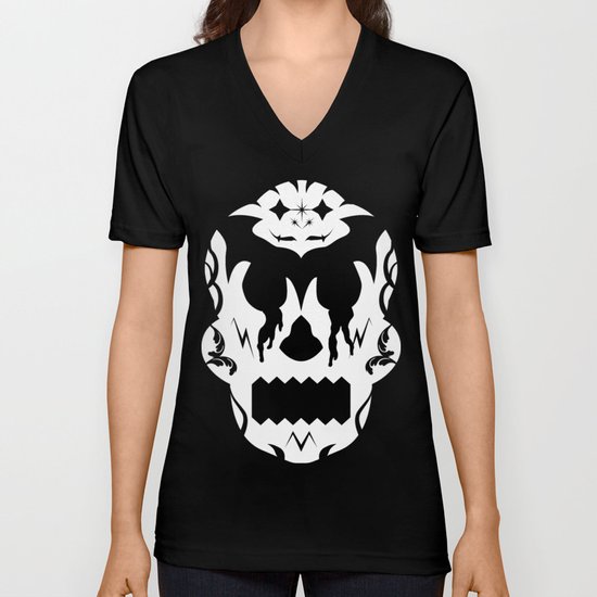 Bloodlust Skull Unisex V-Neck