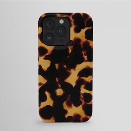 Tortoise Shell II iPhone Case | Leopardprint, Pattern, Vintage, Blackandwhite, Animal, Graphicdesign, Inkart, Texture, Retro, Acetate 