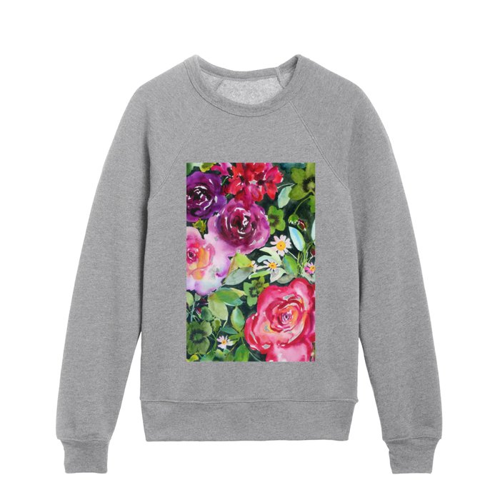 roses of mystery Kids Crewneck