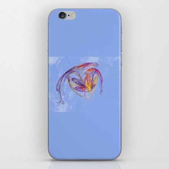 Loving Heart (A7 B0171) iPhone & iPod Skin