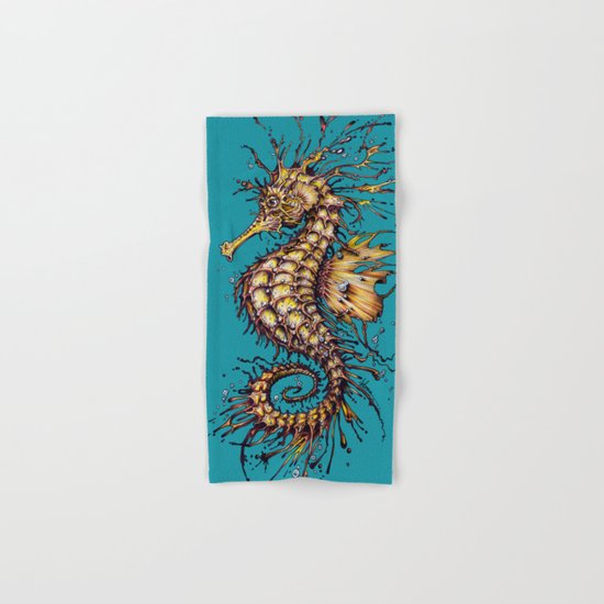 Seahorse Hand & Bath Towel