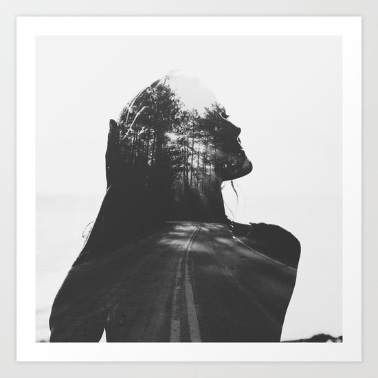 Homesick for places Ive never been Art Print