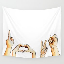 l o v e Wall Tapestry