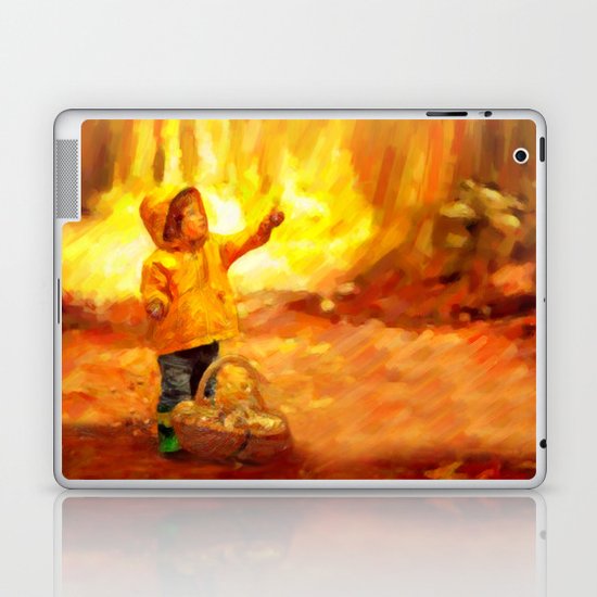 The Little Collector - Painting Style Laptop & iPad Skin