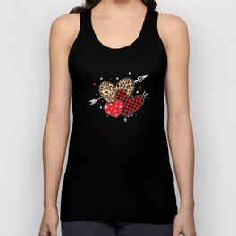 Arrow Colorful Pattern Heart Day Valentines Day Unisex Tank Top
