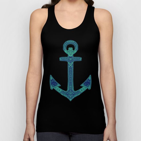 Anchor; ornate anchor Unisex Tank Top