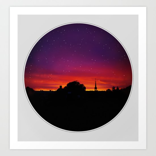 Dreamy Sunset Art Print