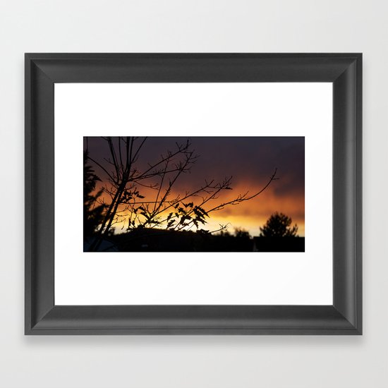Sundown Framed Art Print