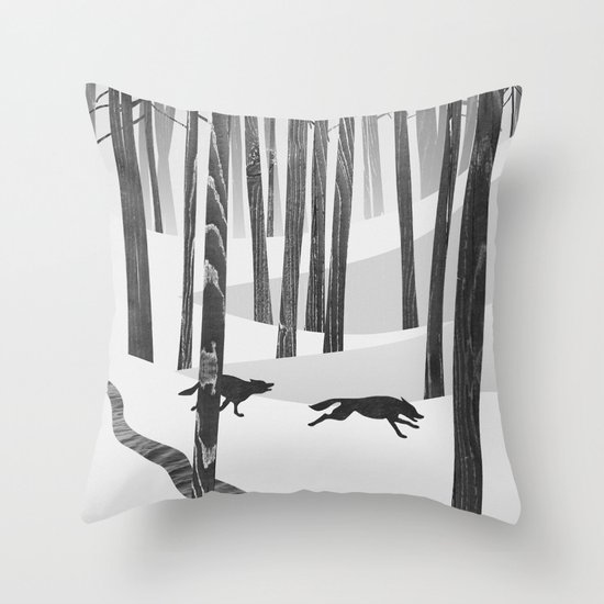 Martwood Wolves Throw Pillow