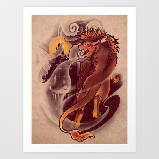 Valley of the Fallen Star Art Print