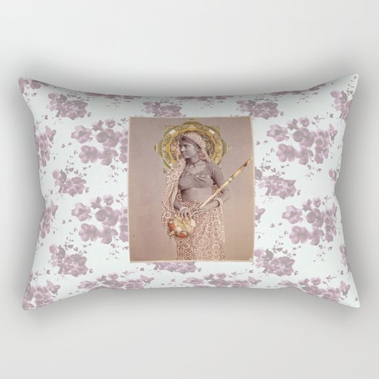 Woman from Bengal Rectangular Pillow