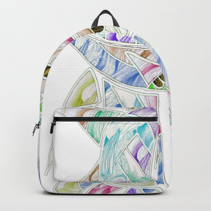 Cubist face Backpack
