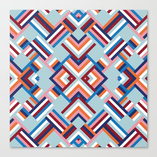 Herringbone Pattern No.2 Canvas Print