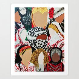 Palestinian Ladies Art Print