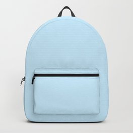 Retro Pastel Blue Solid Color Backpack