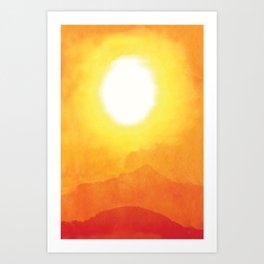 Rise and Shine - Sunrise Sunset Art Print