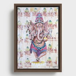 Ganesh Chaturthi Framed Canvas