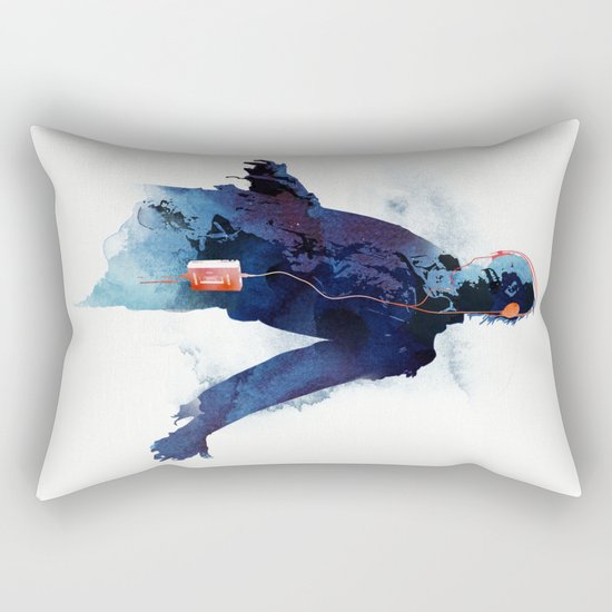 The Walkman Dead Rectangular Pillow