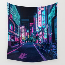 A Neon Wonderland called Tokyo Wall Tapestry