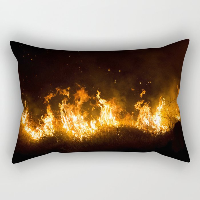 Flames Rectangular Pillow