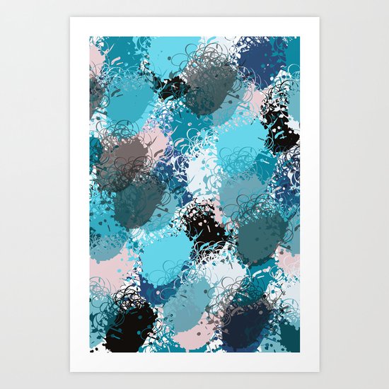 Abstract pattern 68 Art Print
