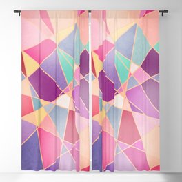 STAINED GLASS WINDOW Blackout Curtain