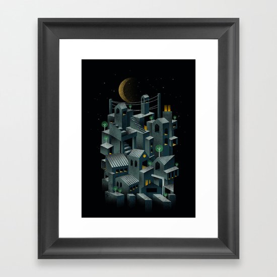 The City Framed Art Print