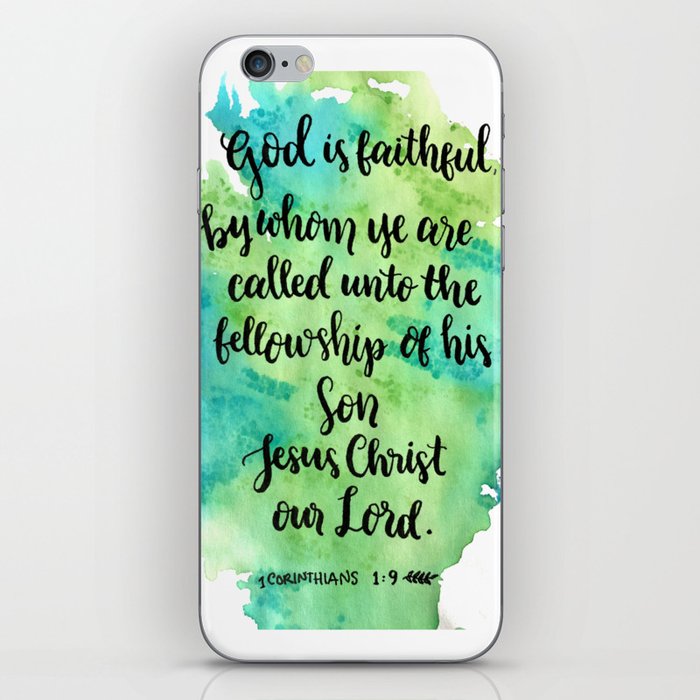 God is Faithful iPhone Skin