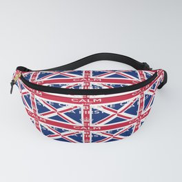 Keep Calm And Celebrate A First Text On The Union Jack Fanny Pack