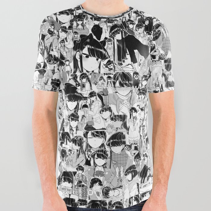 Komisan Collage All Over Graphic Tee