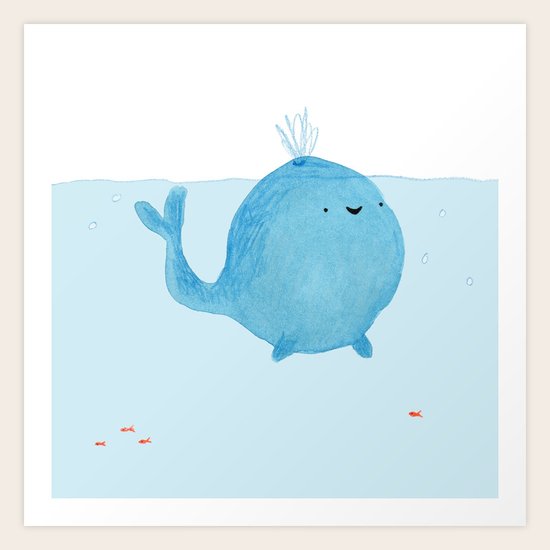 The Enigmatic Pudding Whale Art Print by Sophie Corrigan Society6