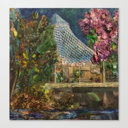 Lilac City 3: Pavilion Canvas Print