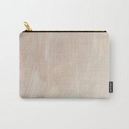 Warm Beige Abstract Acrylic Painting 11 Carry-All Pouch | Background, Pearlwhite, Painting, Textured, Elegant, Golden, Scandinavian, Neutral, Nordic, Beige 