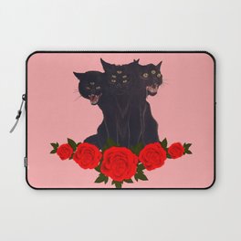 Black cat from hell Laptop Sleeve
