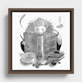 Brightest Witch of her age Framed Canvas