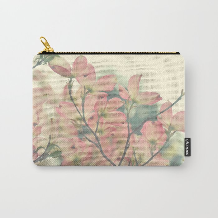 Vintage Dogwoods Carry-All Pouch