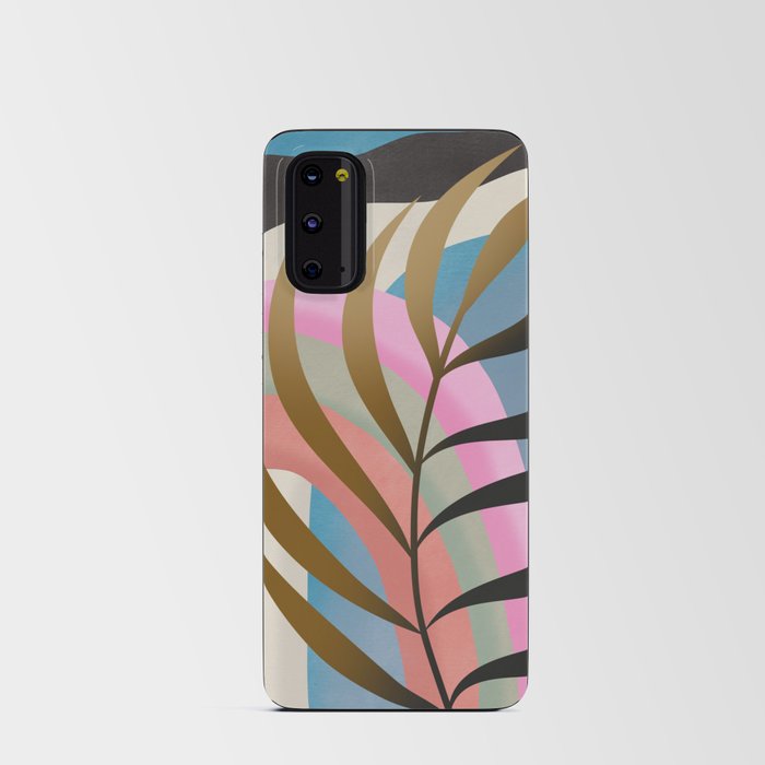Colorful tropical rainbow arch Android Card Case