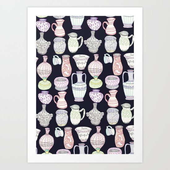 Lots of Pots Art Print