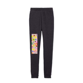 Delicous Ditsy Organic Fruit Pattern - Peachy Kids Joggers