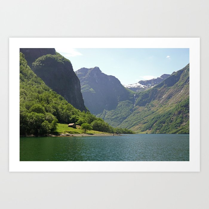 Geirangerfjord, Norway | Sea Valley among steep mountains Art Print