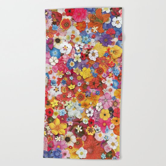 Flower Beach Towel