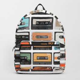 Blank Audio Cassettes Backpack | Videotape, Blankvhs, 80S, Cassette, Vintage, Sony, 90S, Fuji, Kodak, 8 Track 