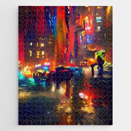 Nights of New York City Jigsaw Puzzle